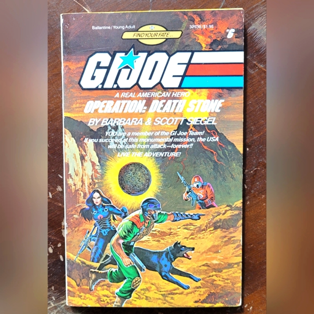 GI Joe - Operation: Death Stone - Choose Your Own Adventure Book Great Condition